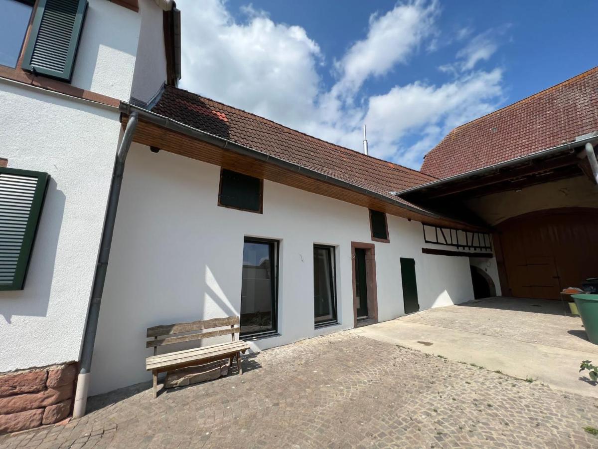 Restaurierter Altbau Mit Privatem Innenhof & Parkplatz Grossfischlingen Exterior foto